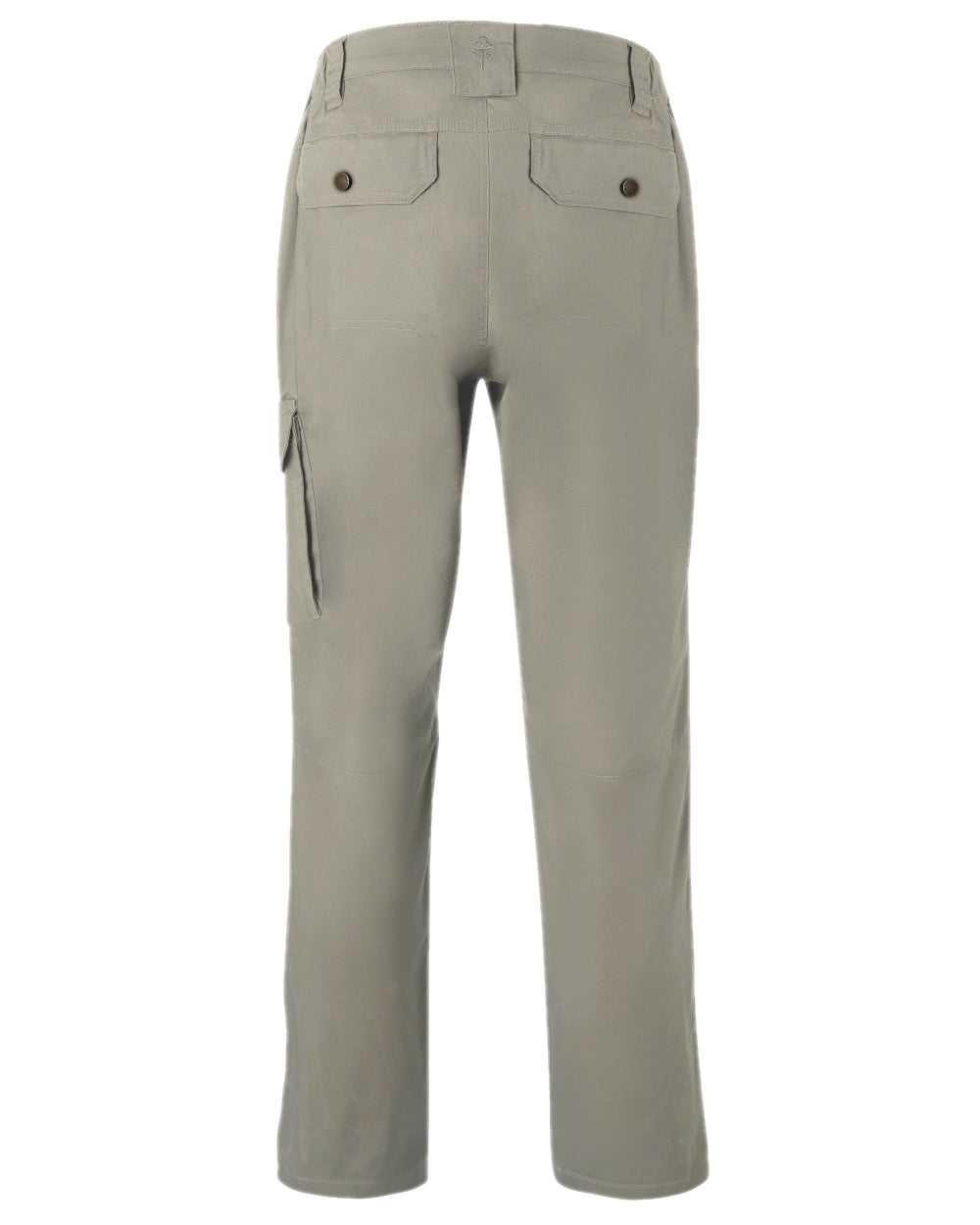 Light Khaki Coloured Pinewood Mens Finnveden Outdoor Trousers on white background 