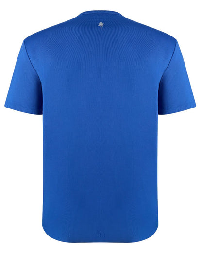 Galaxy Blue coloured Pinewood Mens Function T-Shirt on white background 