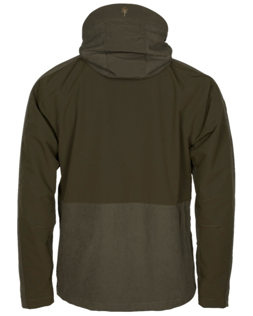 Suede Brown Dark Olive Coloured Pinewood Mens Furudal Caribou Hunt Extreme Jacket on white background 