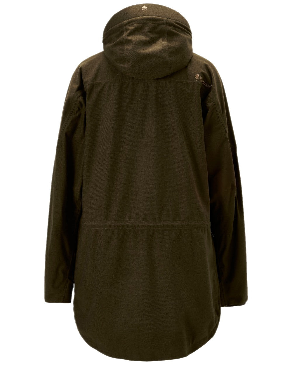 Suede Brown Coloured Pinewood Mens Furudal Hunters 2L Anorak on white background 