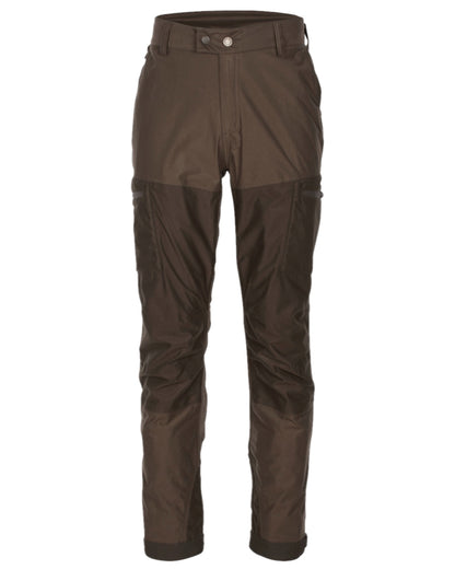 Hunting Brown Suede Brown Coloured Pinewood Mens Furudal Retriever Active Hunting Trousers on white background 