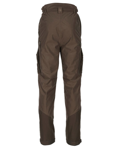 Hunting Brown Suede Brown Coloured Pinewood Mens Furudal Retriever Active Hunting Trousers on white background 