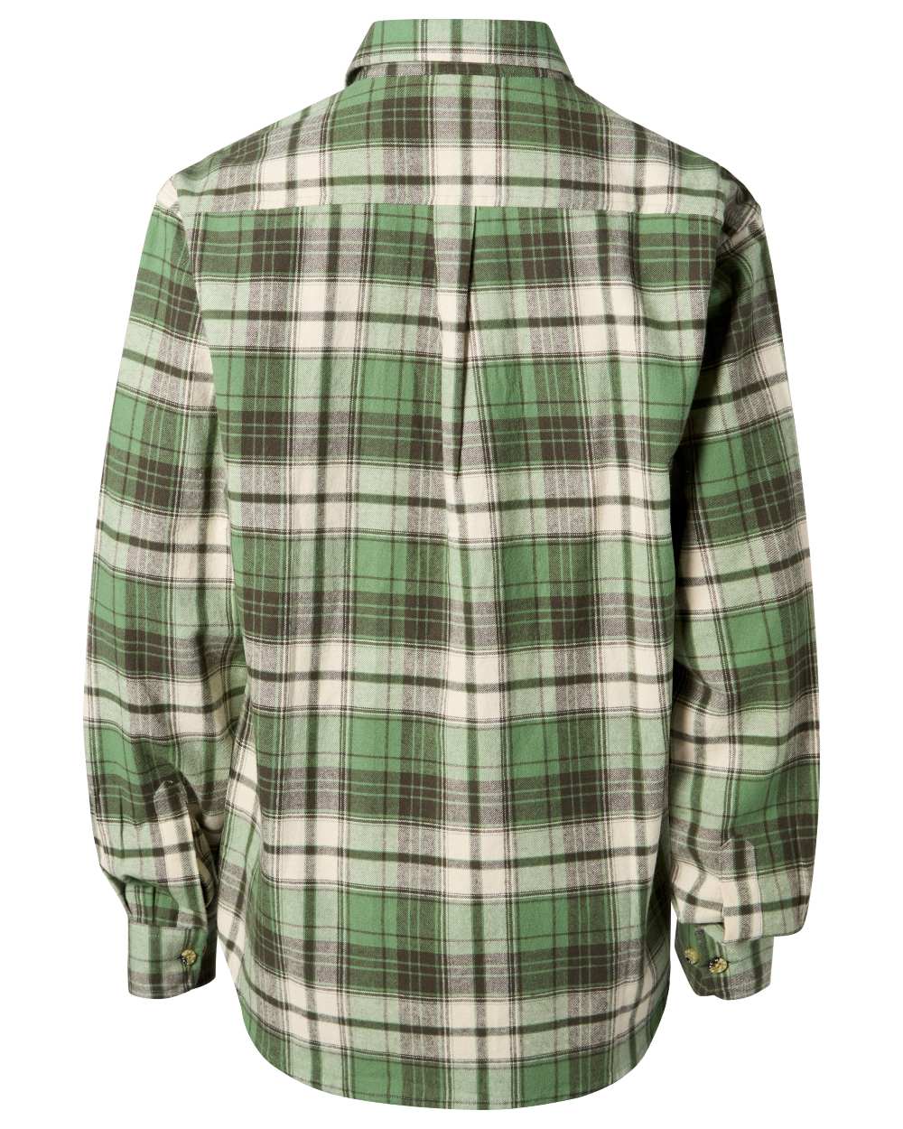 Sage Green Moss Green coloured Pinewood Mens Harjedalen Shirt on white background 