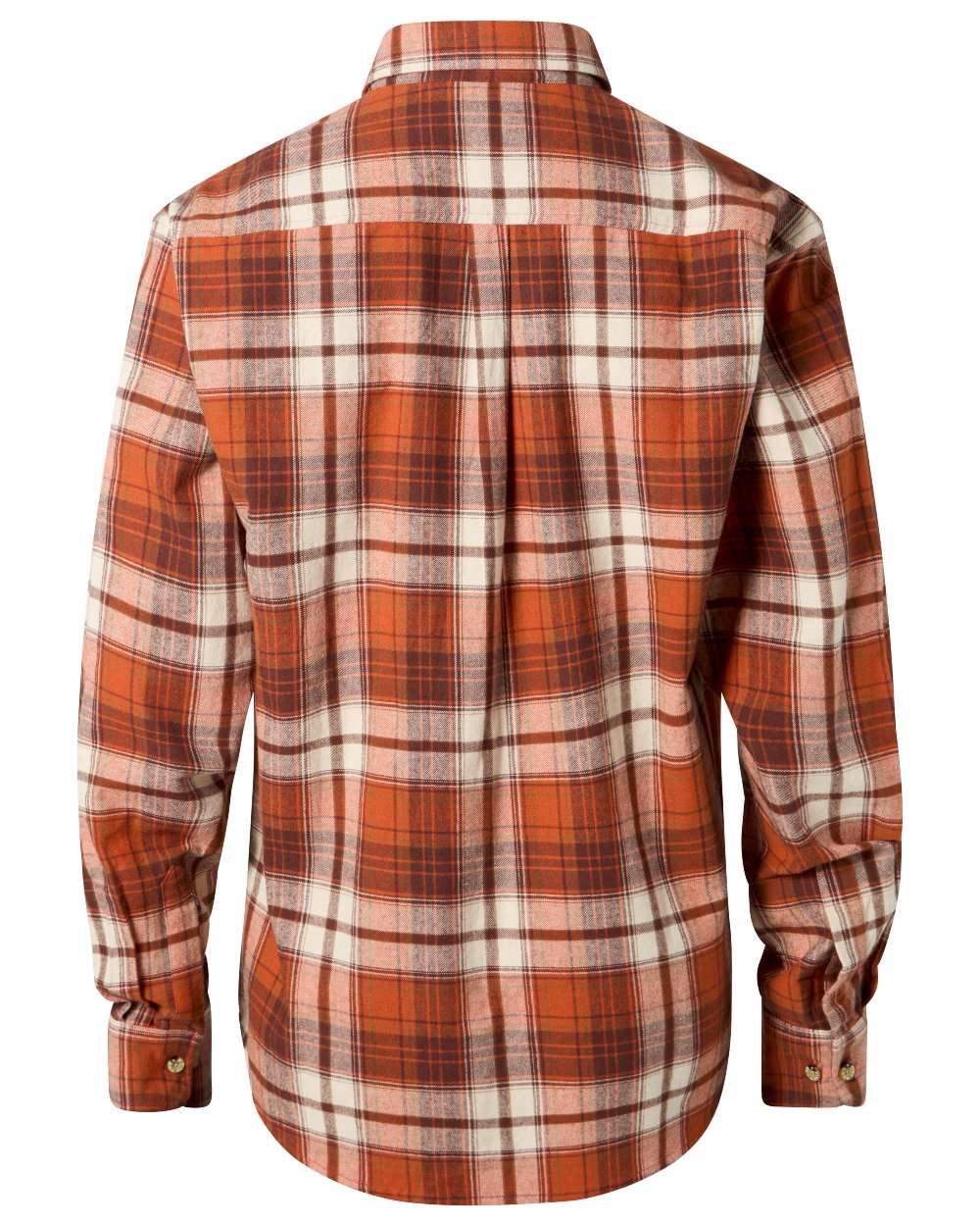 Terracotta Brown coloured Pinewood Mens Harjedalen Shirt on white background 