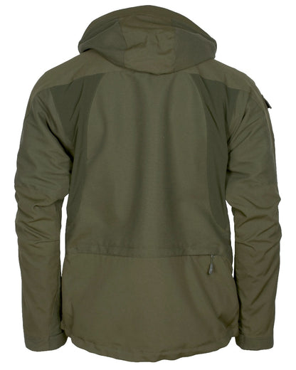 Moss Green coloured Pinewood Mens Hunter Pro Xtreme 2.0 Jacket on white background 