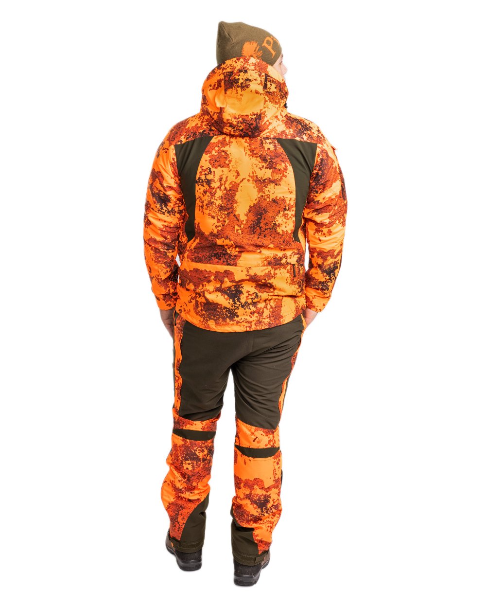 Strata Blaze Coloured Pinewood Mens Hunter Pro Xtreme 2.0 Camou Jacket on white background 