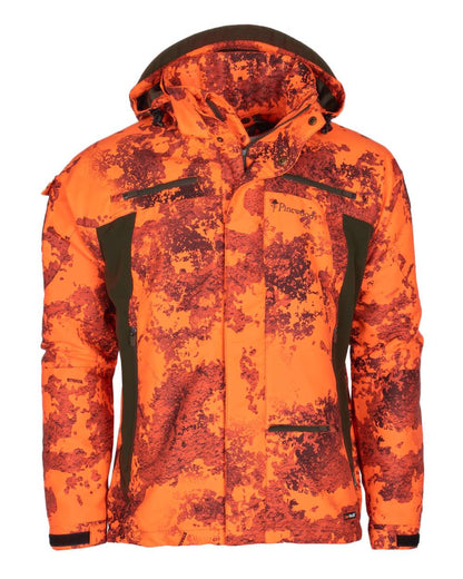 Strata Blaze Coloured Pinewood Mens Hunter Pro Xtreme 2.0 Camou Jacket on white background 
