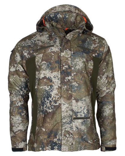 Strata Coloured Pinewood Mens Hunter Pro Xtreme 2.0 Camou Jacket on white background 