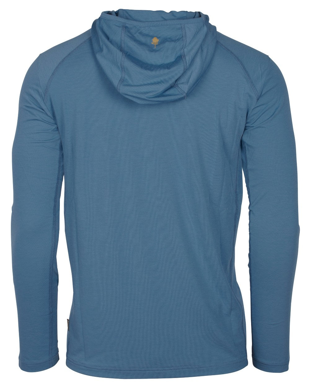 Fog Blue coloured Pinewood Mens Insectsafe Function Hoodie on white background 