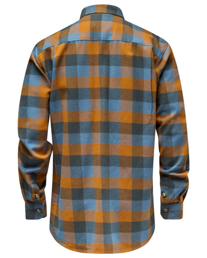 Fudge Blue coloured Pinewood Mens Lumbo Shirt on white background 