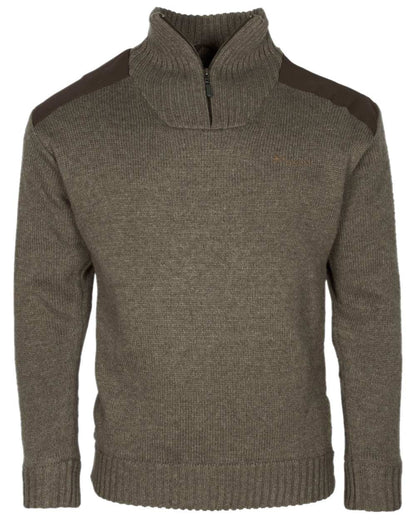 Brown Mel Coloured Pinewood Mens New Stormy Sweater on white background 