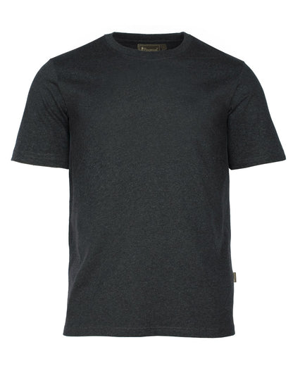 Olive White Dark Anthracite coloured Pinewood Mens Outdoor 3-Pack T-Shirt on white background 