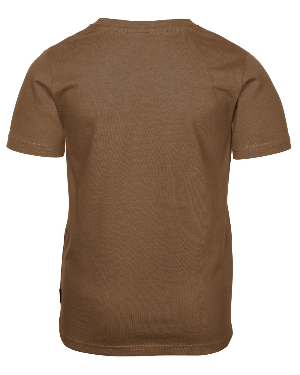 Nougat coloured Pinewood Mens Outdoor Life T-Shirt on white background 