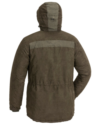 Suede Brown Coloured Pinewood Mens Smaland Abisko 2.0 Hunting Jacket on white background 