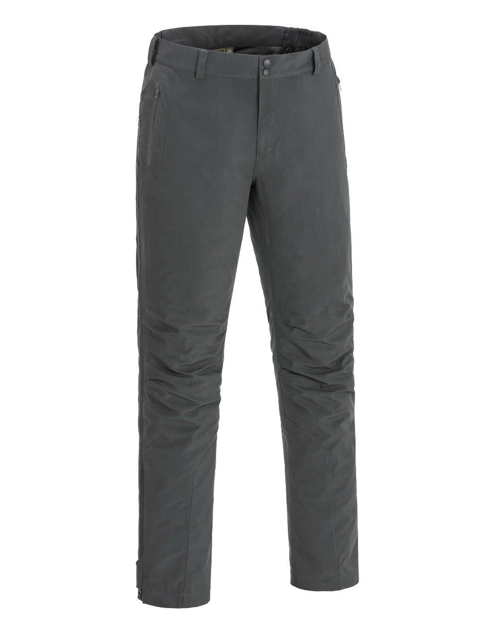 Dark Anthracite Coloured Pinewood Mens Telluz Trousers on white background 