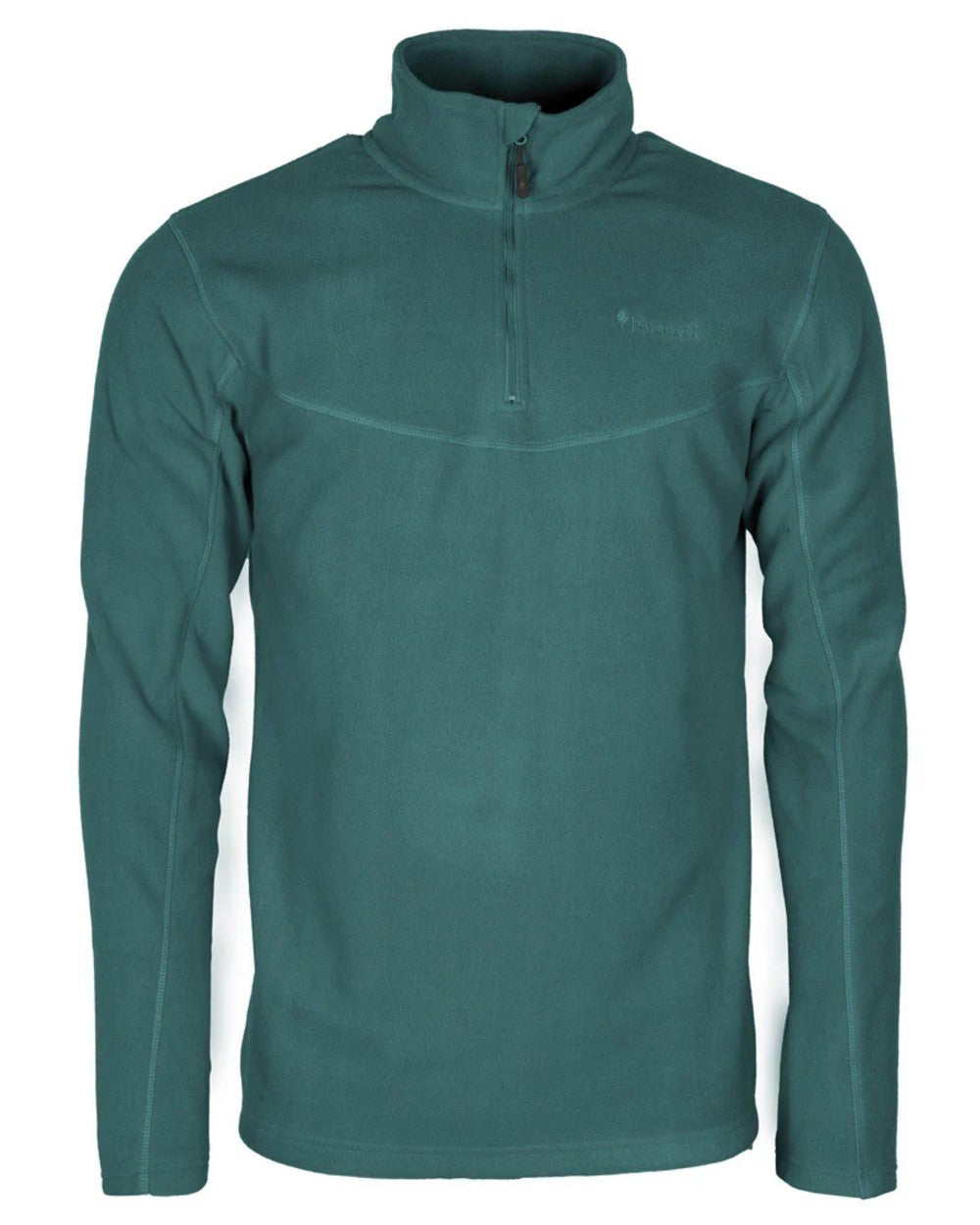 Atlantic Blue coloured Pinewood Mens Tiveden Fleece Sweater on white background 