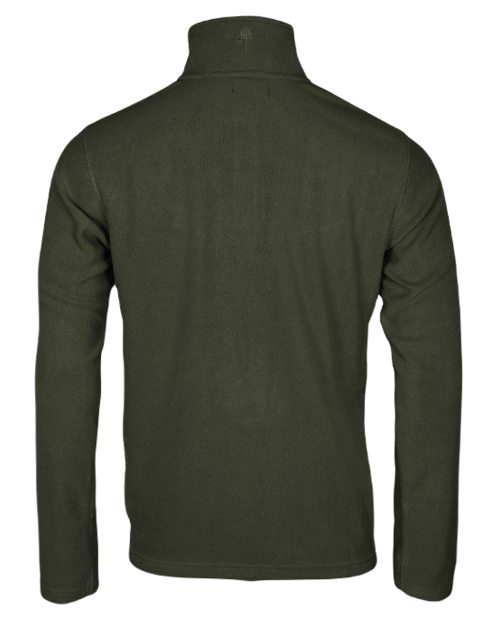 Green coloured Pinewood Mens Tiveden Fleece Sweater on white background 