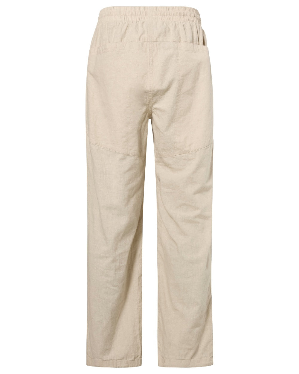 Linen Beige coloured Pinewood Mens Varnamo InsectSafe Hemp Mix Trousers on white background 