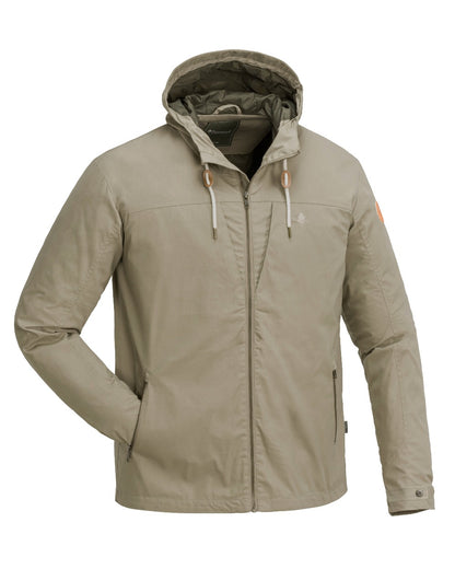 Desert Beige coloured Pinewood Mens Varnamo Light Jacket on white background 