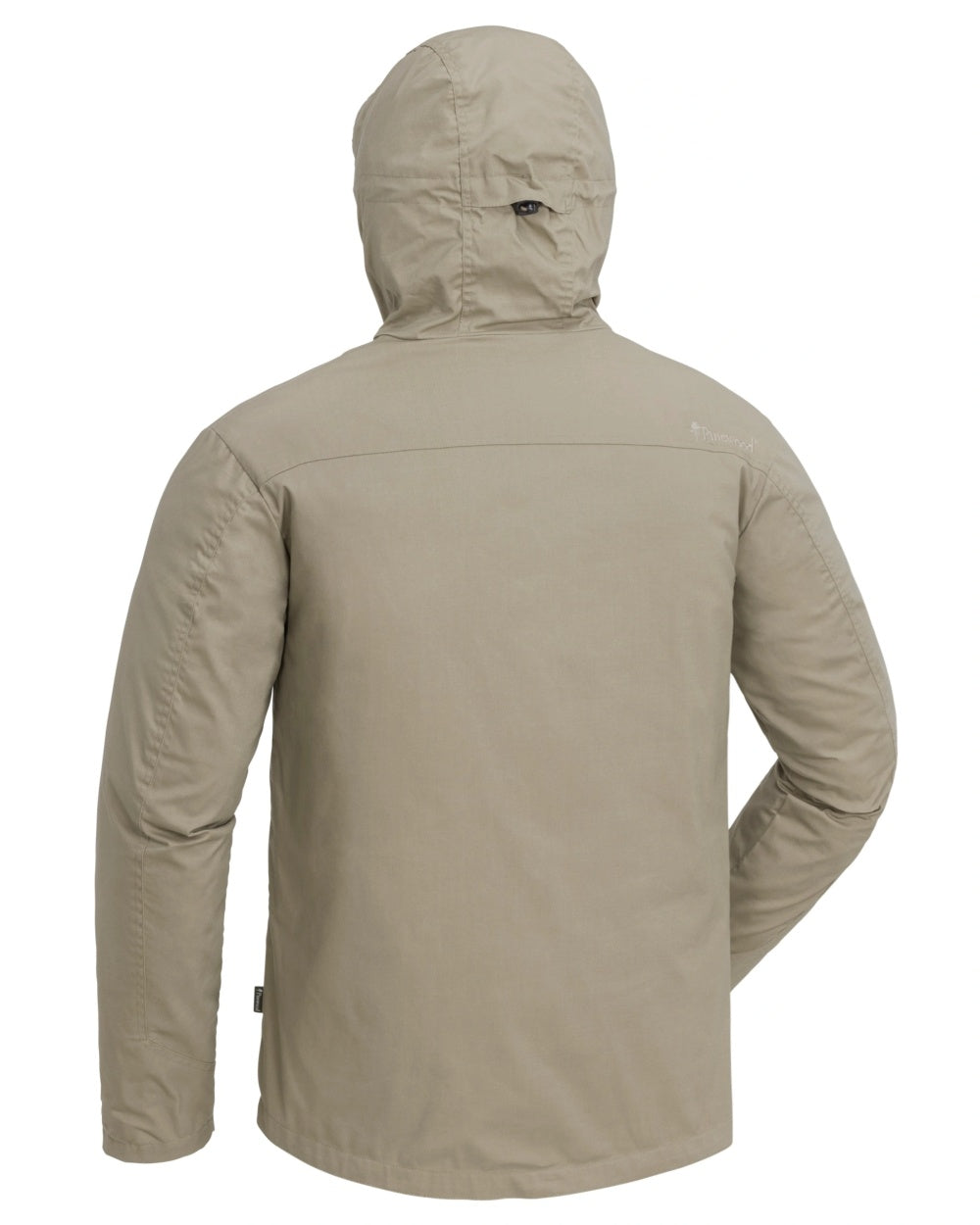 Desert Beige coloured Pinewood Mens Varnamo Light Jacket on white background 