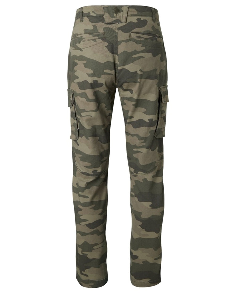Khaki Camouflage Coloured Pinewood Mens Värnamo Serengeti Trousers on white background 