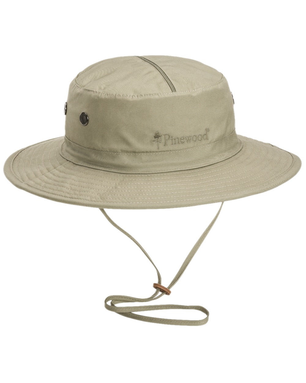 Light Khaki Coloured Pinewood Mosquito Hat on white background 