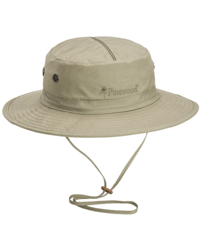 Light Khaki Coloured Pinewood Mosquito Hat on white background 