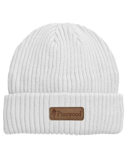 White Coloured Pinewood New Stoten Hat on white background 