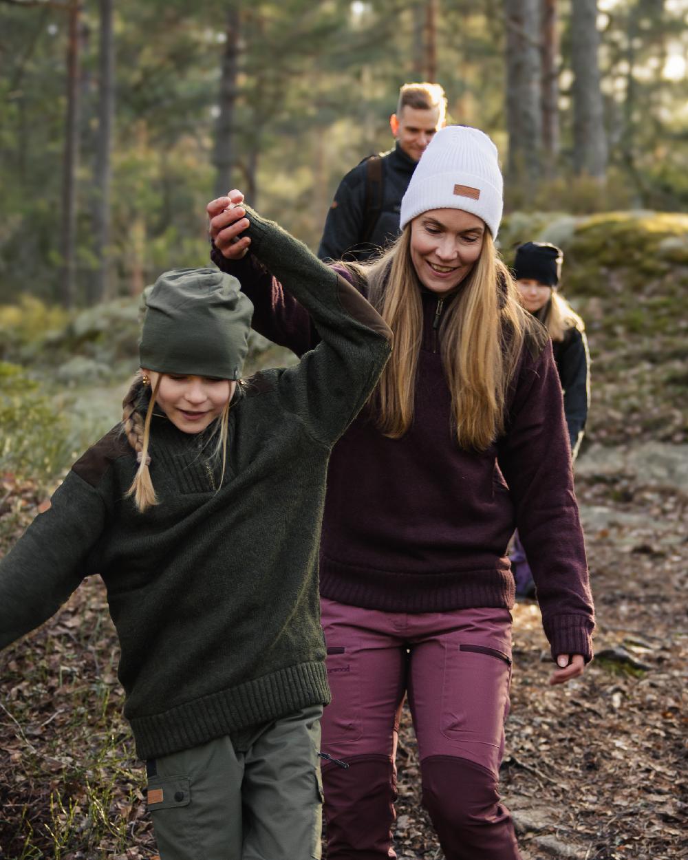 White Coloured Pinewood New Stoten Hat on outdoor background 