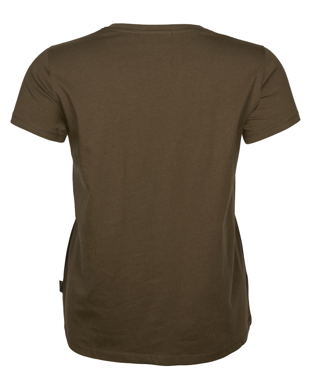 Green Hunter Brown Khaki coloured Pinewood Womens 3 Pack T-Shirt on white background 