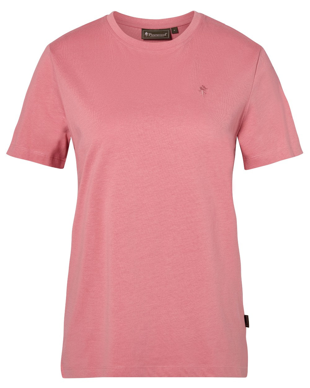 Grey Melange Dark Pink Black coloured Pinewood Womens 3 Pack T-Shirt on white background 