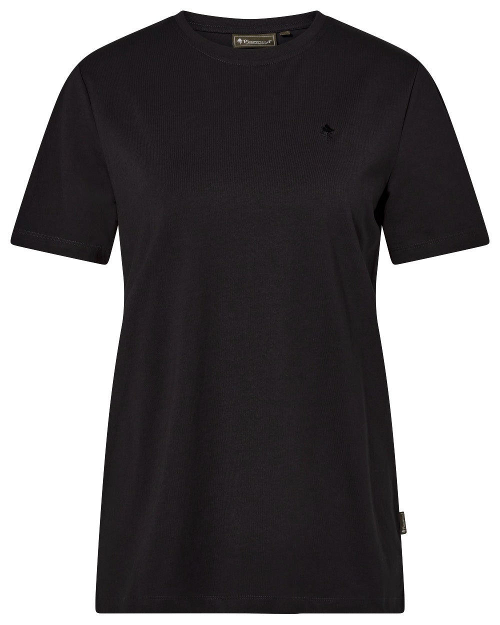 Grey Melange Dark Pink Black coloured Pinewood Womens 3 Pack T-Shirt on white background 