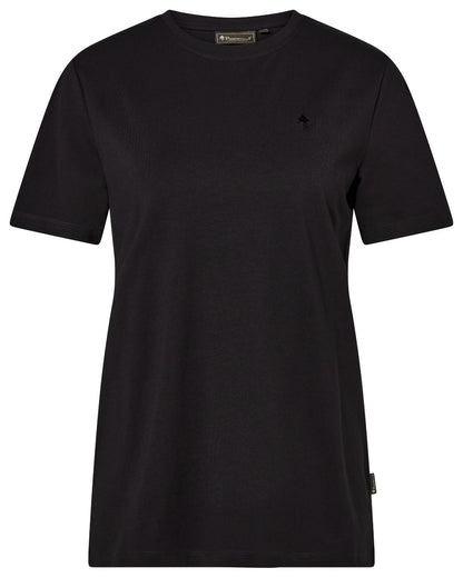 Grey Melange Dark Pink Black coloured Pinewood Womens 3 Pack T-Shirt on white background 