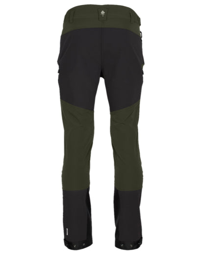 Moss Green Coloured Pinewood Womens Abisko Adventure Trousers on white background 