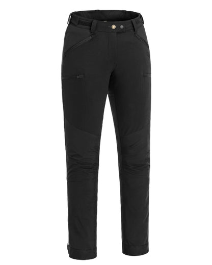 Black Coloured Pinewood Womens Abisko Brenton Trousers on white background 