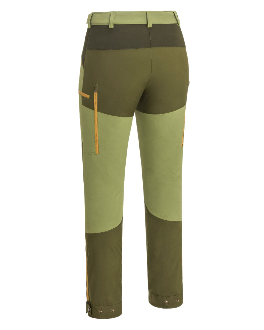 Leaf Hunting Olive Coloured Pinewood Womens Abisko Brenton Trousers on white background 