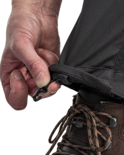 Urban Grey Dark Anthracite Coloured Pinewood Womens Abisko Brenton Trousers on white background 