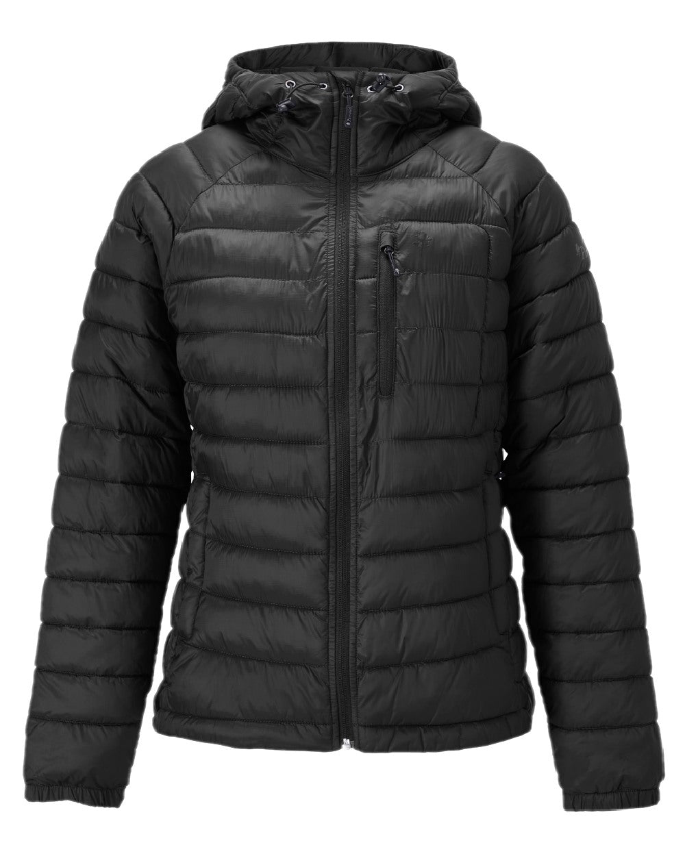 Black Coloured Pinewood Womens Abisko Insulation Jacket on white background 