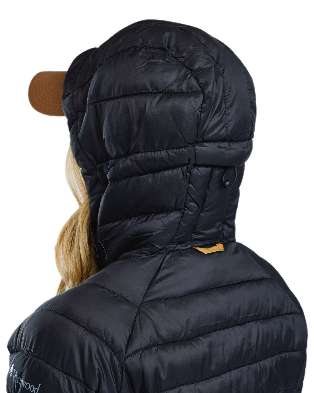 Black Coloured Pinewood Womens Abisko Insulation Jacket on white background 