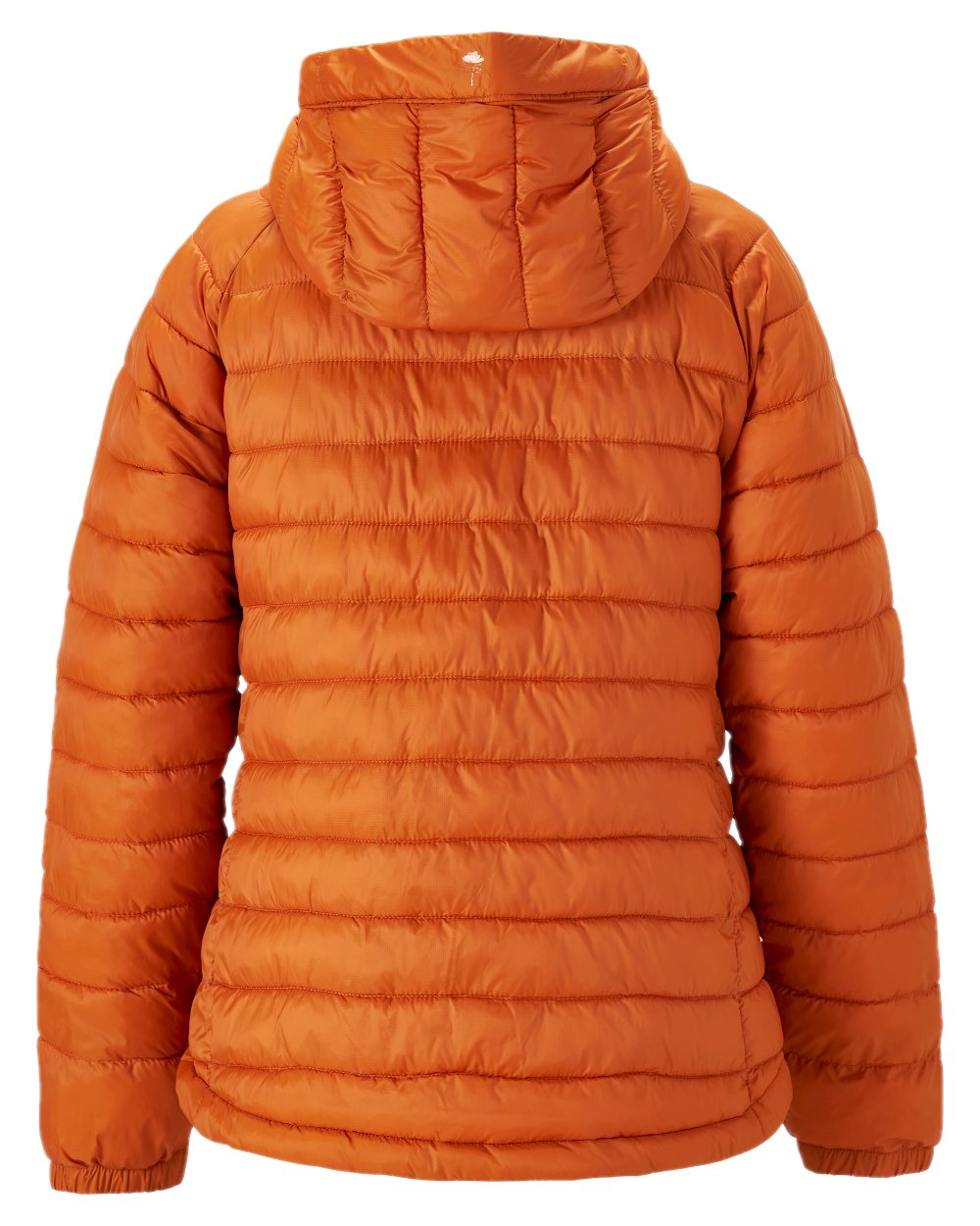Burned Orange Coloured Pinewood Womens Abisko Insulation Jacket on white background 