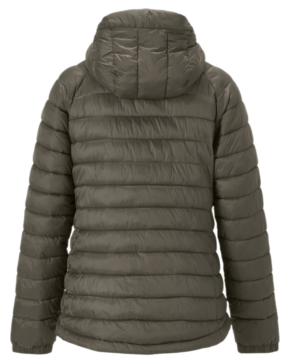 Clover Green Coloured Pinewood Womens Abisko Insulation Jacket on white background 