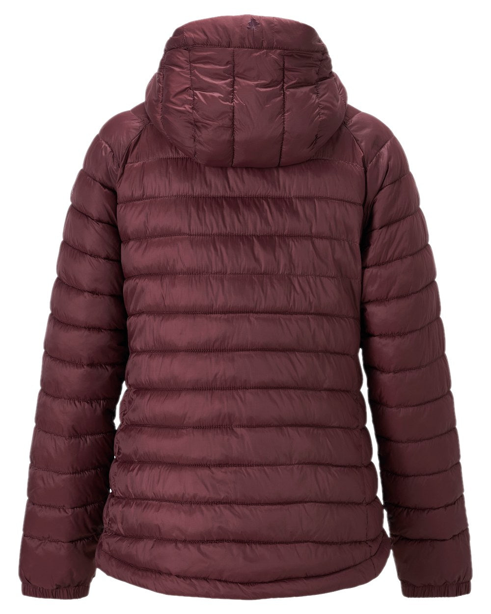 Earth Plum Coloured Pinewood Womens Abisko Insulation Jacket on white background 