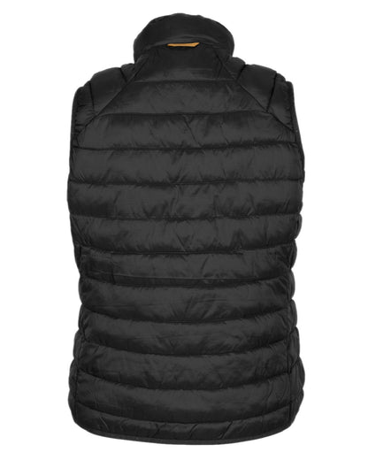 Black Coloured Pinewood Womens Abisko Insulation Vest on white background 