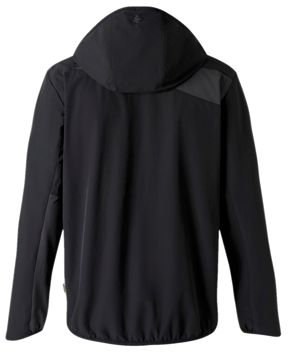 Black Dark Anthracite Coloured Pinewood Womens Abisko Light Stretch Jacket on white background 