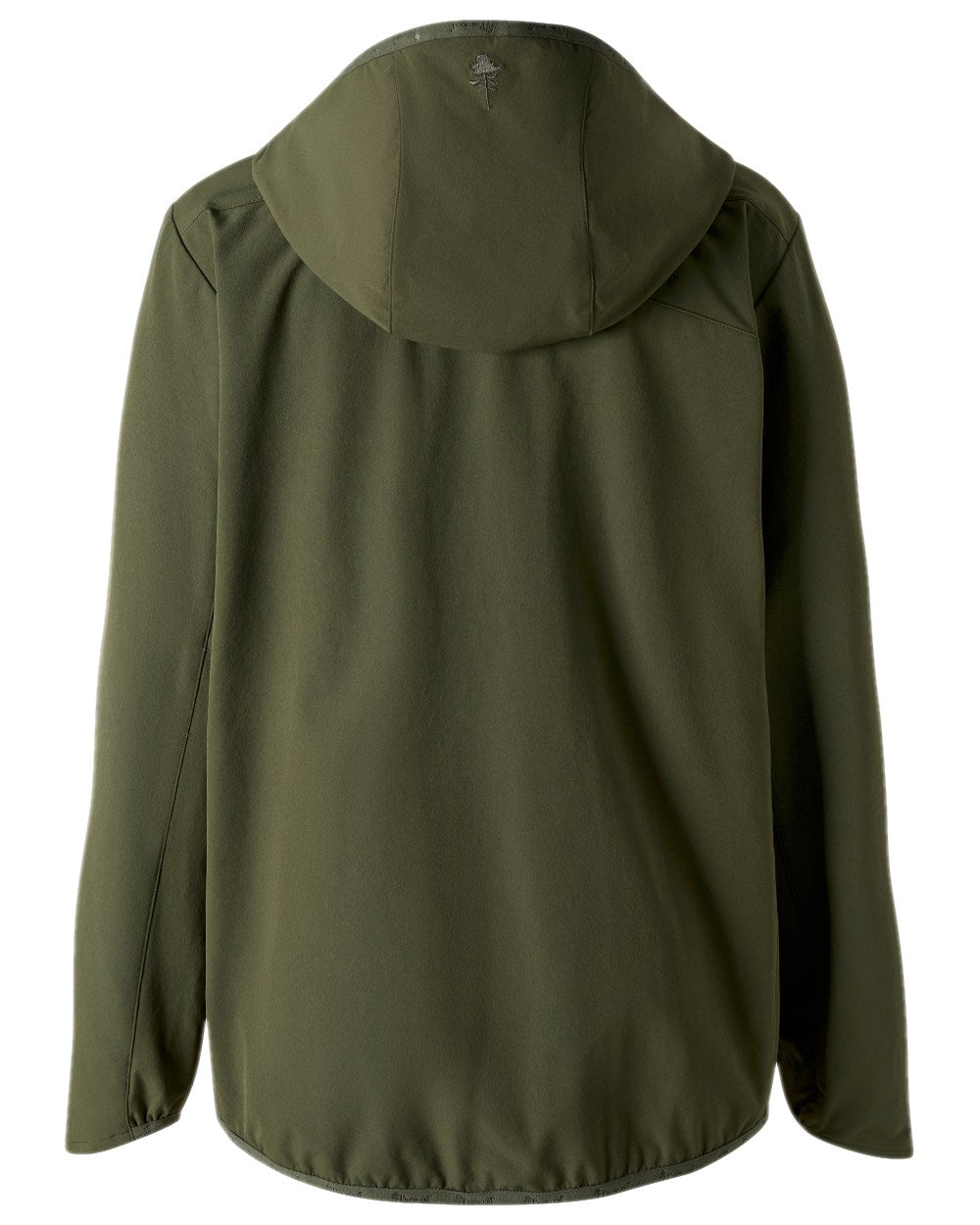 Mossgreen Coloured Pinewood Womens Abisko Light Stretch Jacket on white background 