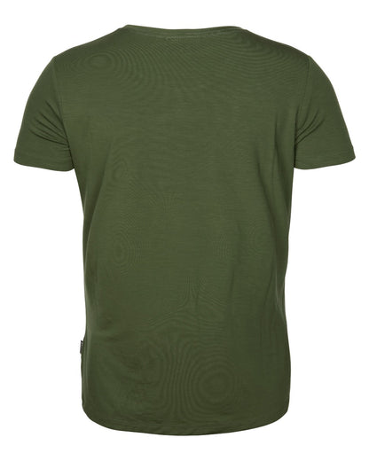 Pine Green coloured Pinewood Womens Active Fast-Dry T-Shirt on white background 