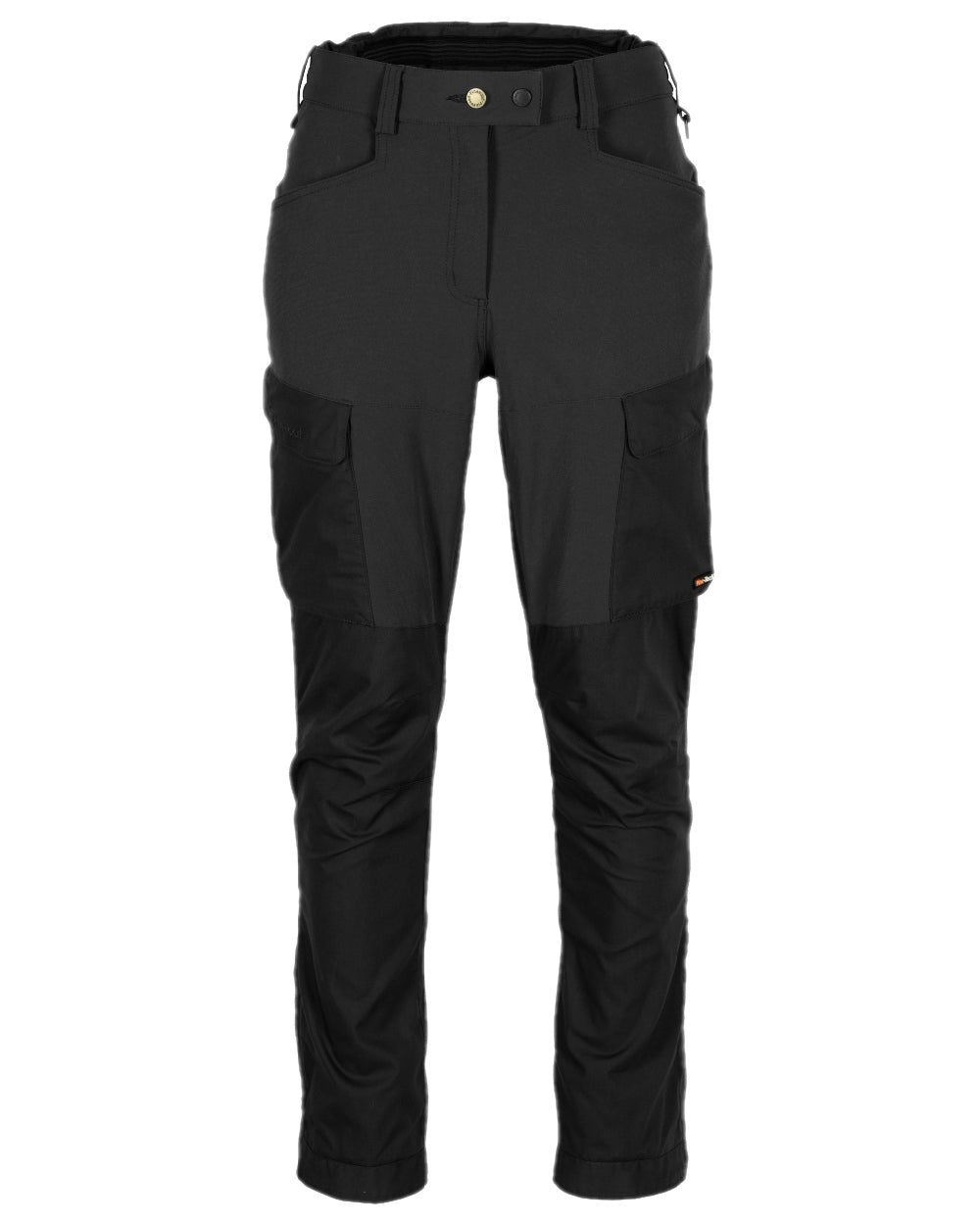 Black Coloured Pinewood Womens Dog Sports Trainer Extreme Trousers on white background 