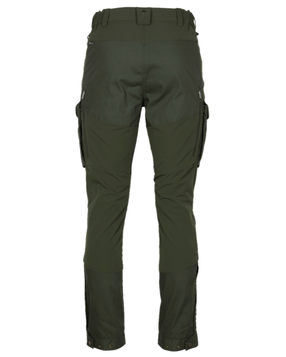 Moss Green Coloured Pinewood Womens Dog Sports Trainer Trousers on white background 