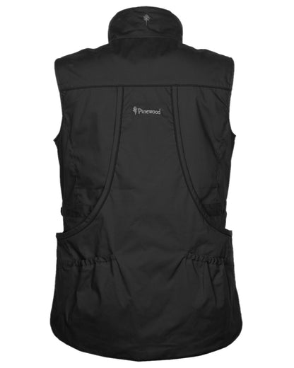 Black Coloured Pinewood Womens Dog Sports Trainer Vest on white background 