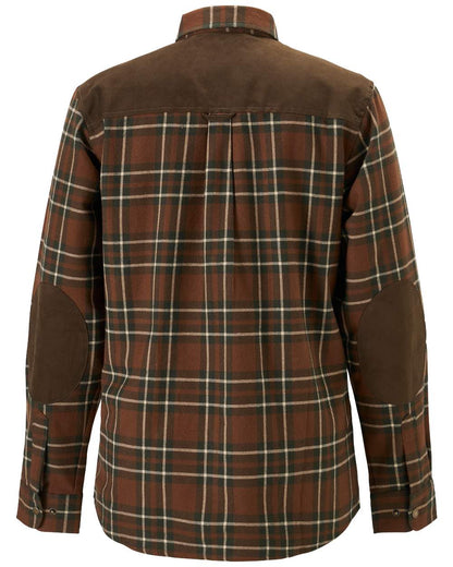 Nougat Beige coloured Pinewood Womens Douglas Shirt on white background 